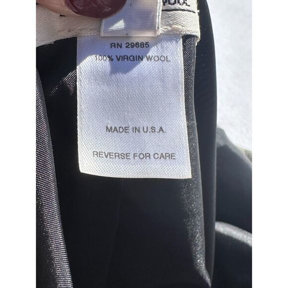 VTG Ladies Pendleton 100% Virgin Wool Gray Blazer 12P - Picture 4 of 12